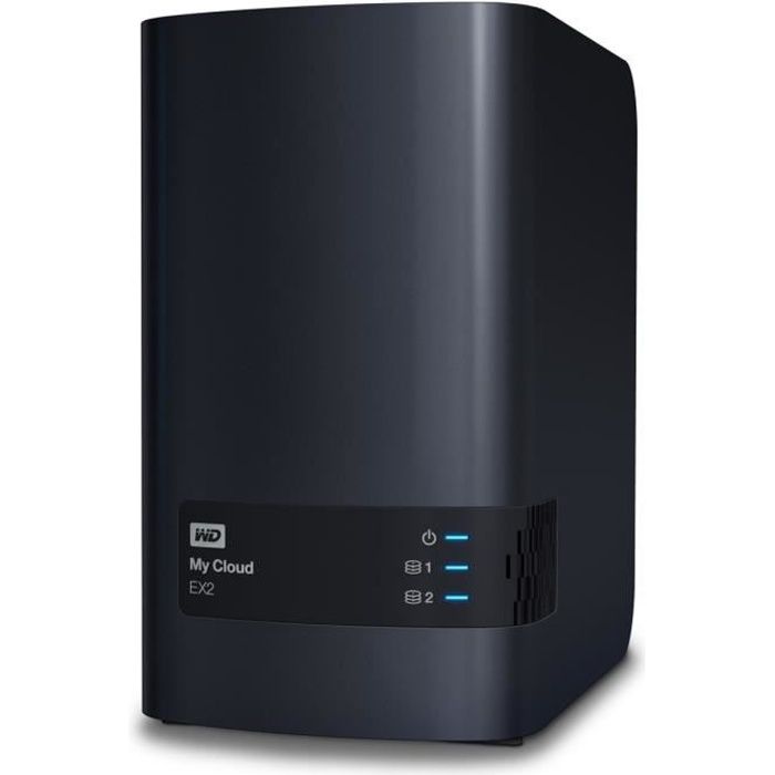 WESTERN DIGITAL - Serveur de Stockage domestique & pro- My Cloud EX2 Ultra - 4To