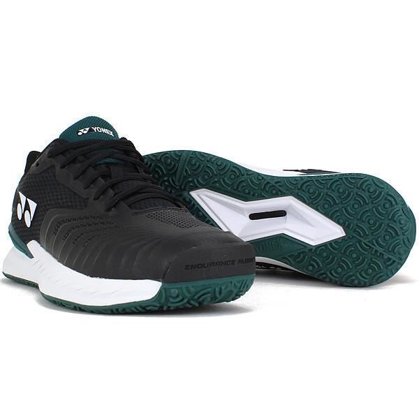 chaussures de tennis de tennis yonex eclipsion 4 clay - black/green - 40