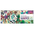 Puzzle Enfant Djeco - Rainbow Tigre - 1000 pièces - Format Art - A partir de 9 ans-1
