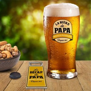 Decapsuleur Fete Des Peres Ouvre Bouteille, Bière Spécial Papa
