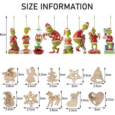 Décoration Noël Grinch Sapin, Ornement Suspendu, Thème « Comme Le