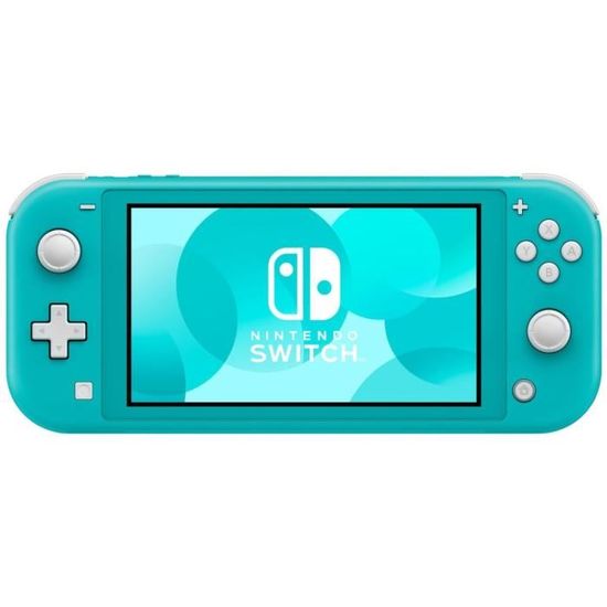 Nintendo Console Switch Lite Turquoise Cdiscount Jeux Video
