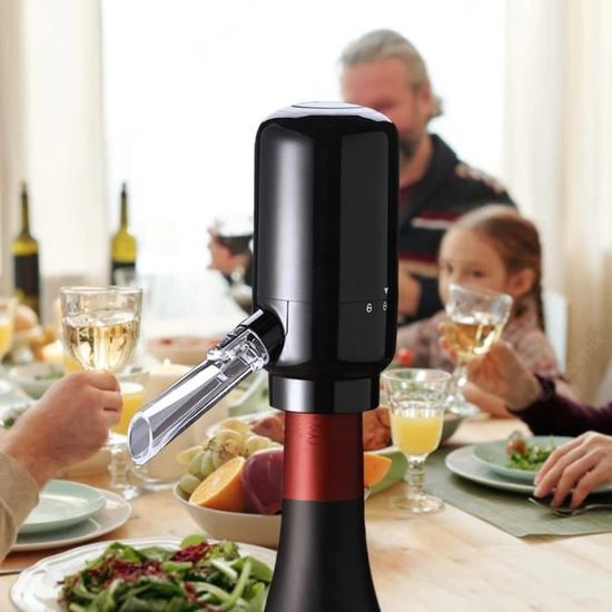 Aérateur de vin électrique décanteur de vin automatique, bec verseur et bec verseur d'aération