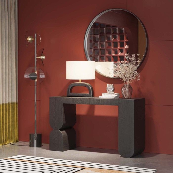 Console Curve 120x38cm noire Kare Design - Cdiscount Maison