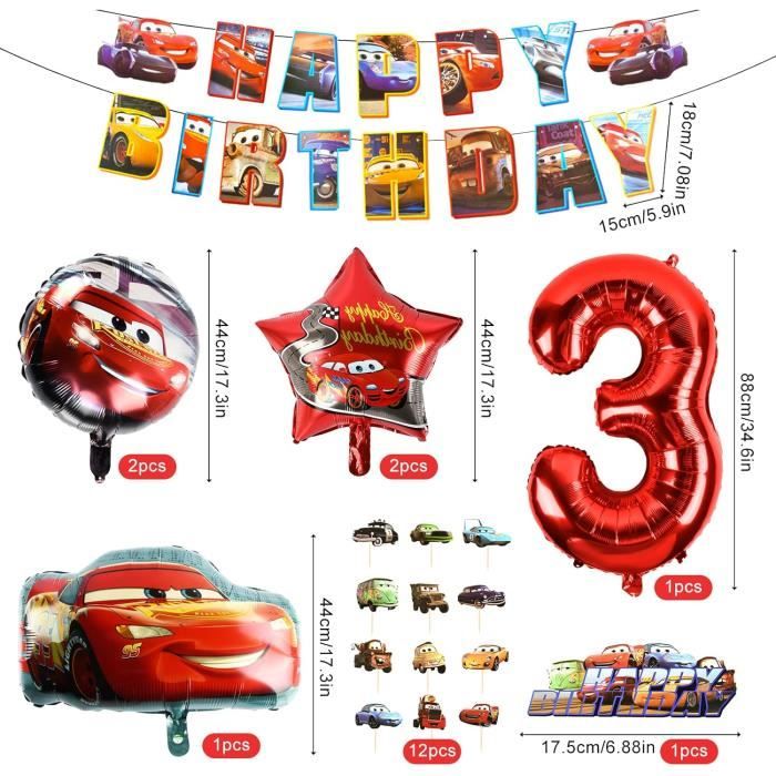The Holiday Aisle® Anniversaire de voiture de course, 117 pièces d' anniversaire de voiture de course - Canada