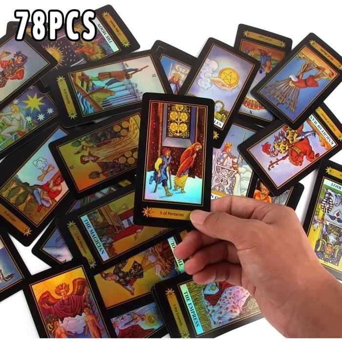 Tarot Divinatoire 78 Pièces Tarot Deck, Tarot de Marseille, Cartes de Tarot,  Tarot Divinatoire du Destin, pour Les débutants G[168] - Cdiscount Jeux -  Jouets