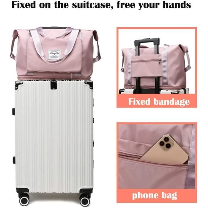 Large Capacity Folding Travel Bag Foldable Travel Duffel Bag