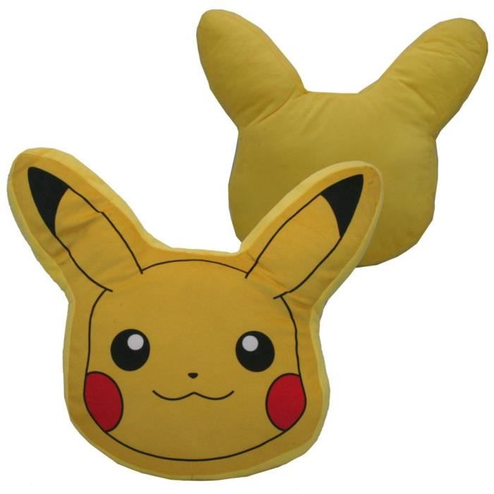Coussin Forme 3D Pokémon Pikachu - 100% Polyester - Jaune - Kiabi
