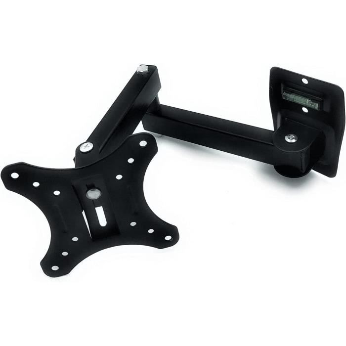 PUTORSEN Support Mural TV 13-32 Pouces - Ajustable Pivotant Inclinable Jusqu'à 20kg VESA
