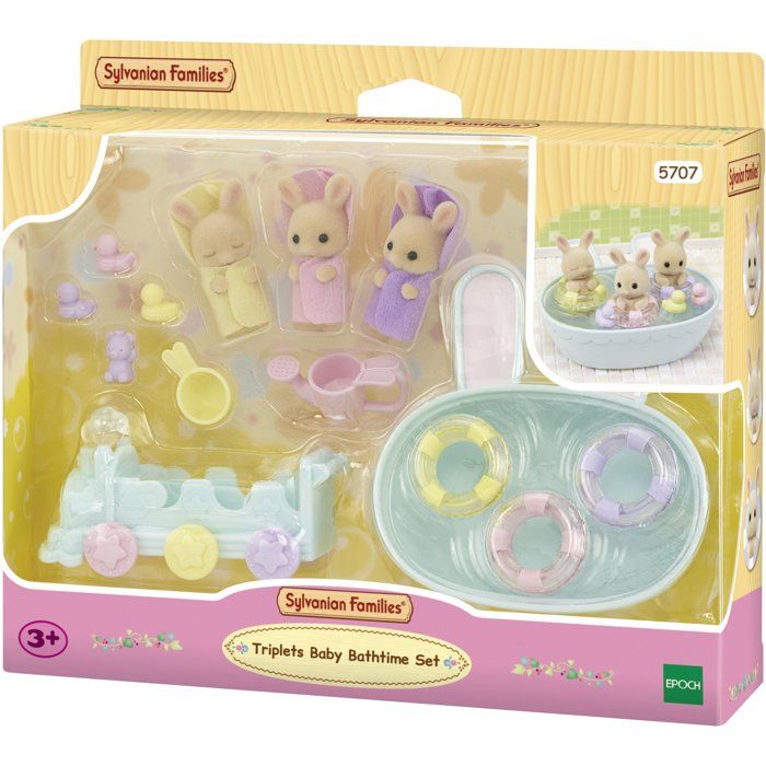 Sylvanian Families - Tyrolienne Des Bébés Avec Bébé Lapin Crème Inclus - Aventure Dans Les Arbres - Jouet Dès 3 Ans - Réf. 5452