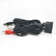 Prise allume,câble adaptateur pour voiture, 1.5M, câble USB RCA avec prise Audio, 3.5mm, montage sur panneau - 1pcs[A52682]-2