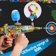 Pistolet à eau PIMPIMSKY - 5000 bombes à eau Pistolet à balle molle électrique à répétition haute vitesse Graffiti cadeaux enfants-2
