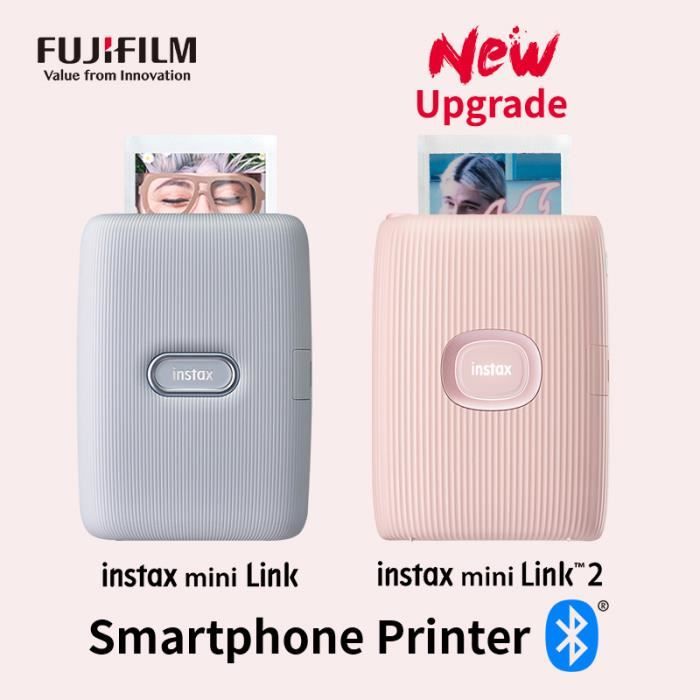 Imprimante photo portable instax mini link 2 soft pink rose Fujifilm