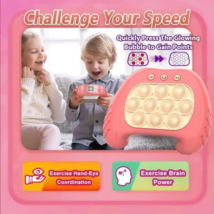 Jeu Sensoriel Pop-It Crabe - 4 Modes (percée, Score, Mémoire, Multijoueur), Jouet Anti-stress Pour Enfants/adultes