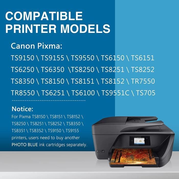 Cartouche imprimante canon pixma ts6250 ts6351- compatible pgi-580 cli-581  xxl - Cdiscount Informatique
