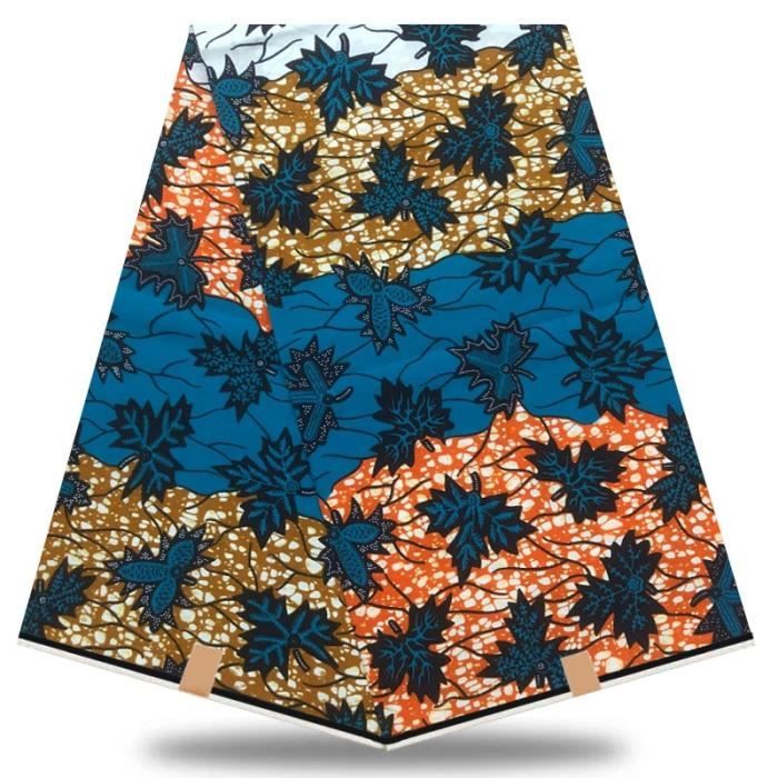 Tissu Africain Imprimé Cire Ankara - Motif Wax, Neuf, Pour Couture Ou Déco