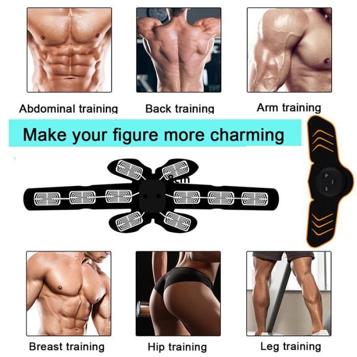 Appareil abdo stimulateur electrique des muscles abdominaux Machine de musculation du ventre des bras et des C691116588 Cdiscount Sport
