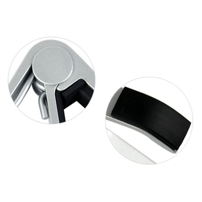 Capodastre De Guitare Léger En Alliage D'Aluminium - Changement Rapide, Blanc, Pour Guitare Folk (<41 Pouces)