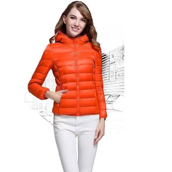 Doudoune legere orange sale