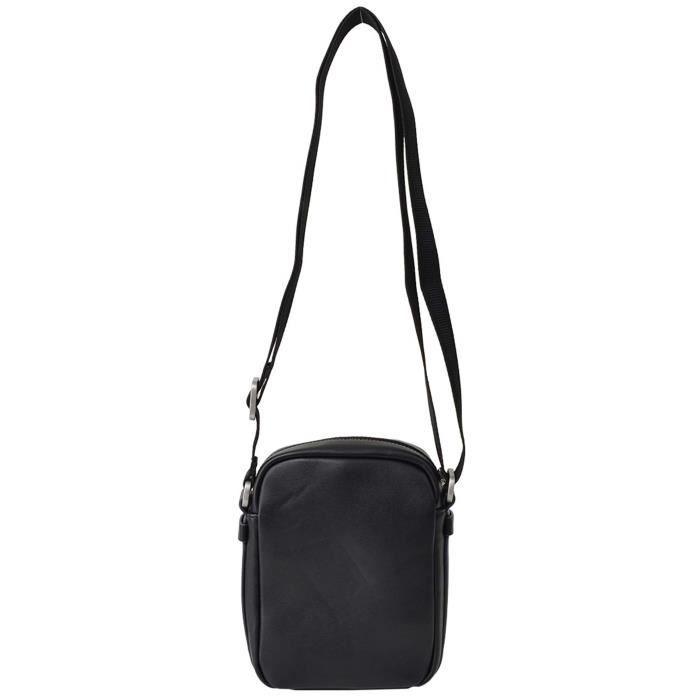 Sacoche bandouli re Tommy Hilfiger pour homme noir Cdiscount