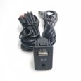 Prise allume,câble adaptateur pour voiture, 1.5M, câble USB RCA avec prise Audio, 3.5mm, montage sur panneau - 1pcs[A52682]-3
