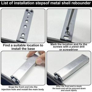 Boîte De 20 Aimants Pour Porte De Meuble – Fixation Métallique, Universelle