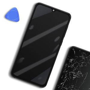 Écran Complet Vitre Tactile + LCD Sur Châssis Pour Xiaomi Mi 9 6.39" - Noir Piano, Neuf, Garantie 1 An
