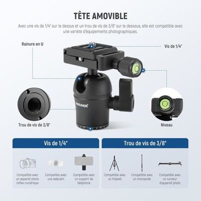 NEEWER Mini Trépied en Aluminium (M521) - 7 avis