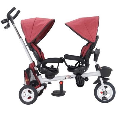 Chipolino Tricycle, Tricycle, 2Play, pour jumeaux, pneus, guidon, jusqu