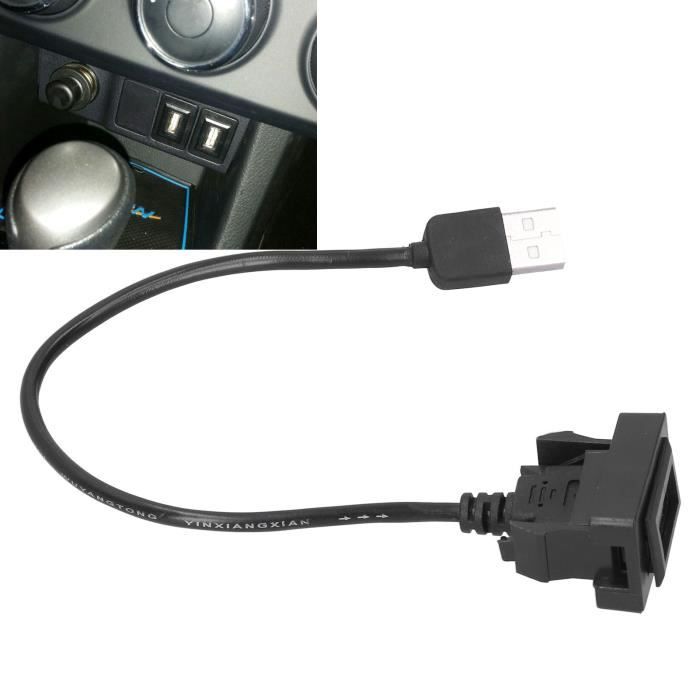 KAIER-Câble de transfert USB pour voiture, 1 mètre, adaptateur USB,  accessoires de voiture, prise touristique