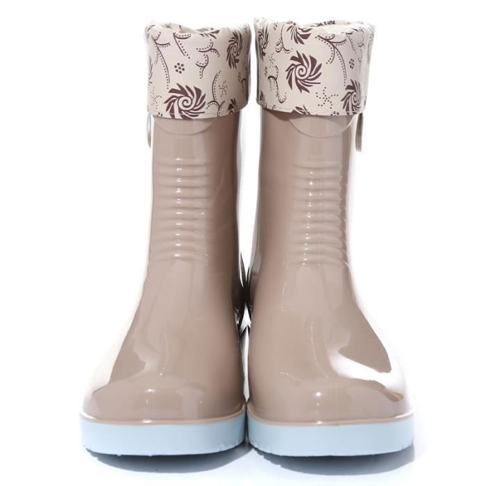 bottes caoutchouc boots fille fourrÃ©es