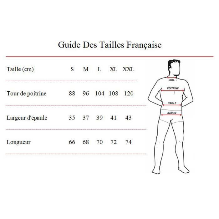 Guide discount taille costume