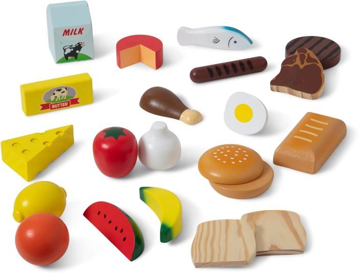 Jeu de nourriture en bois MELISSA DOUG Groupes Alimentaires Mixte A partir de 3 ans Cdiscount Jeux Jouets