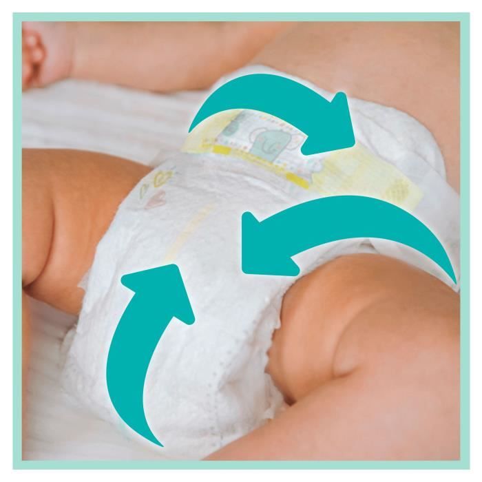 PAMPERS Premium protection taille 2 (4-8kg) 54 couches pas cher 