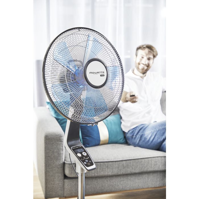Rowenta Essential+ Ventilateur Sur Pied Silencieux 3 Vitesses Télécommande - VU4440F0