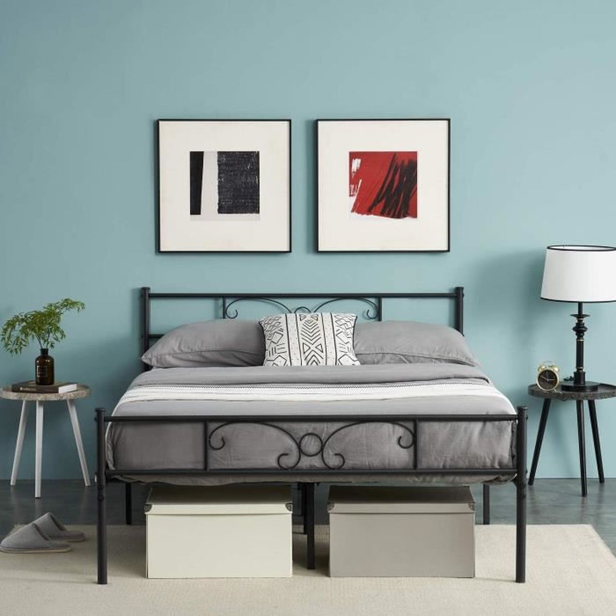 Cadre Photo En Bois Motif Papillon Bleu 15,2 X 10,2 Cm Pour