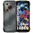 Blackview BL7000 5G Smartphone Robuste 24Go + 256Go 6.78" 120Hz 50MP Caméra IP68 étanche Telephone GPS NFC Double SIM - Noir