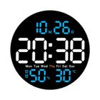 Horloge murale numérique - ANTCOOL - 10 pouces - LED - Température - Humidité - Date