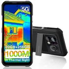 Telephone portable incassable débloque 5G DOOGEE V20 Pro 6.43" Smartphone Imagerie thermique 12Go + 256 Go 6000mAh GPS/NFC - Noir