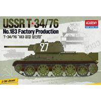 Maquette Char Ussr T-34/76 N° 183 Fact. P. - ACADEMY