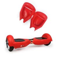  Rouge Coque de Protection en Silicone Souple Peau Pour Housse en 16,5 cm Smart d'équilibre Trottinette électrique Hoverboard Scoote