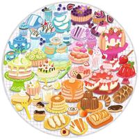 Puzzle rond 500 pièces Ravensburger - Circle Of Colors - Desserts - Coloris Unique