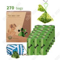 TD® Sac de caca dégradable EPI distributeur de sac de caca de chien sac de caca en boîte sac à ordures pour animaux de compagnie
