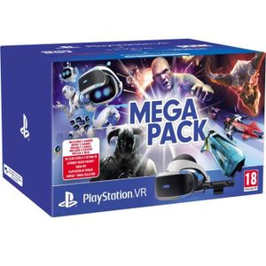 CASQUE RÉALITÉ VIRTUELLE MégaPack PSVR MK4 : Casque PSVR + PS Camera V2 + VR Worlds + Skyrim + Doom VFR + WipEout OC + Astro Bot - PlayStation Officiel