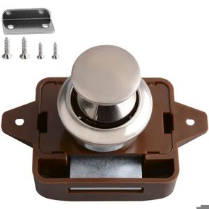 YONGYAO Verrou à Bouton-Poussoir Avec Clé - Serrure Parfaite Pour Boîte à Gants, Bateau, Moto Et RV
