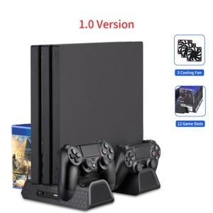 VENTILATEUR CONSOLE version 1 - Support vertical pour Sony Playstation 4, PS4 Slim, PS4 PRO, ventilateur de refroidissement, refr