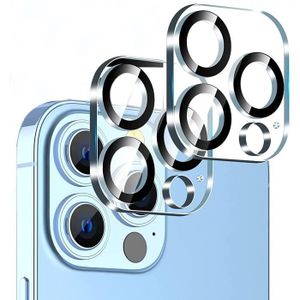 2PCS Protection Objectif pour iPhone 13 Pro Max/Pro Frusde Verre Trempé +  Alliage de Titane, Sans Bulles - Bleu Clair - Accessoire pour téléphone  mobile - Achat & prix