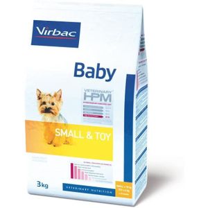 CROQUETTES Virbac Vet Hpm Dog Baby S-Toy Nourriture 3 kg pour