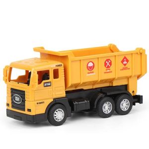 VOITURE - CAMION Tracteur modèle de voiture d'ingénierie, camion à benne, pelle, chariot élévateur, véhicules, jouets éducatif