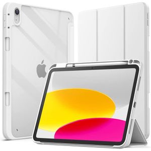 Etui Apple iPad 10,9 pouces 2022 Smartcover blanc avec porte stylet -  Housse blanche coque protection iPad 10eme generation - Accessoires  pochette - Xeptio